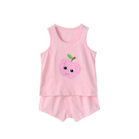 思萌SMOOMS婴儿背心套装 夏季透气舒适宝宝纯棉无袖套装