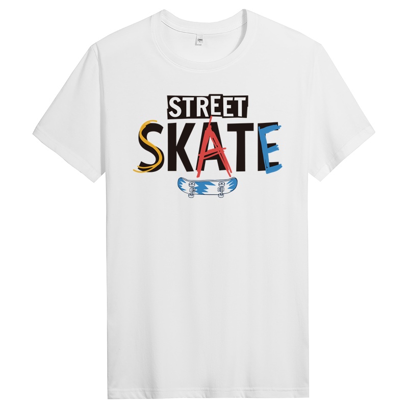 纯棉短袖T恤男士潮流圆领夏季半袖体恤衣服男 DT11385