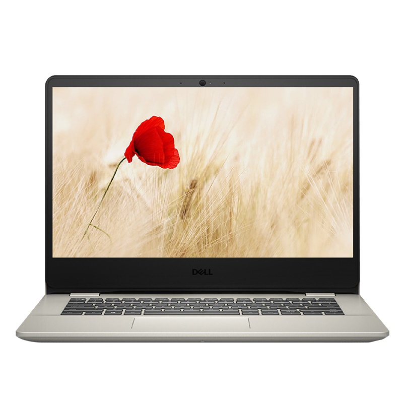 新款戴尔DELL 成就3400 十一代 酷睿i5 14.0英寸 笔记本电脑 独显 定制 金色 轻薄便携学生手提娱乐学习网课 (i5-1135G7 8GB 256GB 2GB 独显)