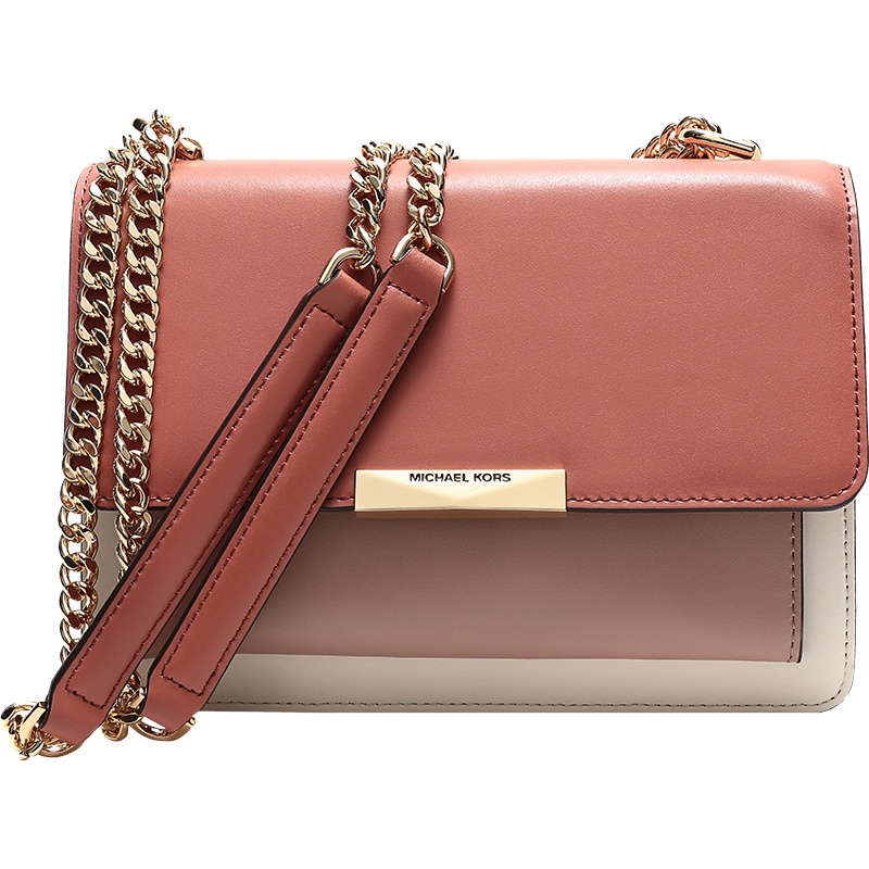 MICHAEL KORS 迈克·科尔斯 MK女士JADE系列皮革手提单肩斜挎包 30S9GJ4L9T