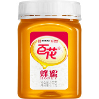 中华老字号百花蜂蜜1000g/瓶 多花蜂蜜 有洋槐蜂蜜等 冲饮