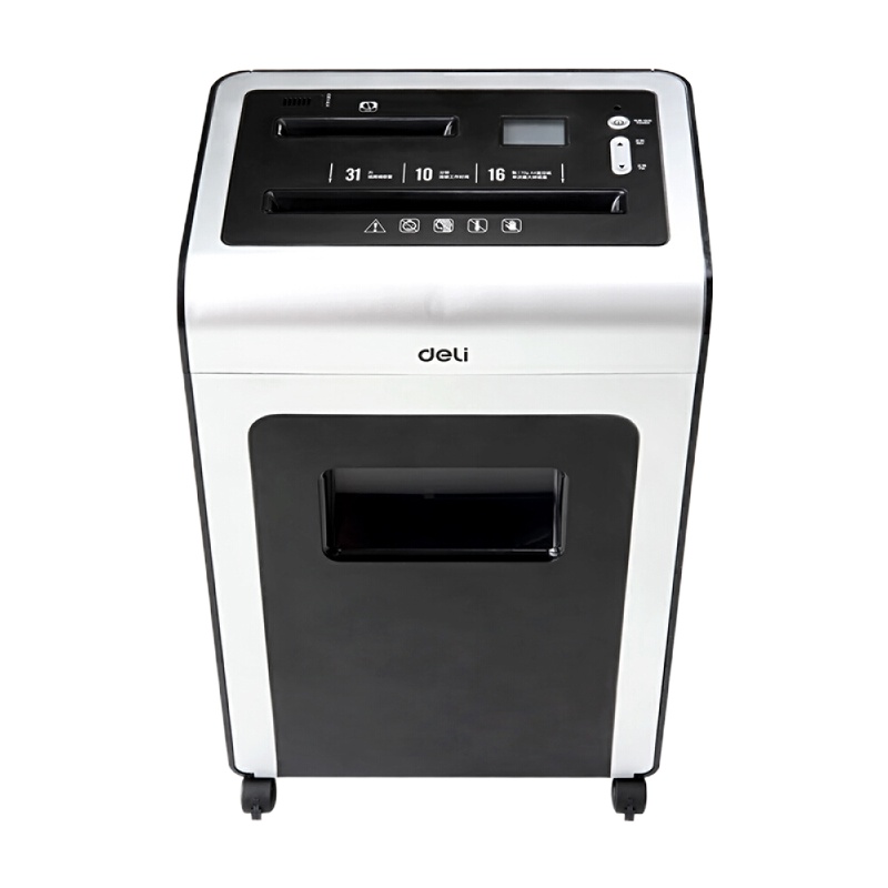 得力(deli) 9917 空气净化多功能办公商用碎纸机 31L大容量 4级保密文件粉碎机