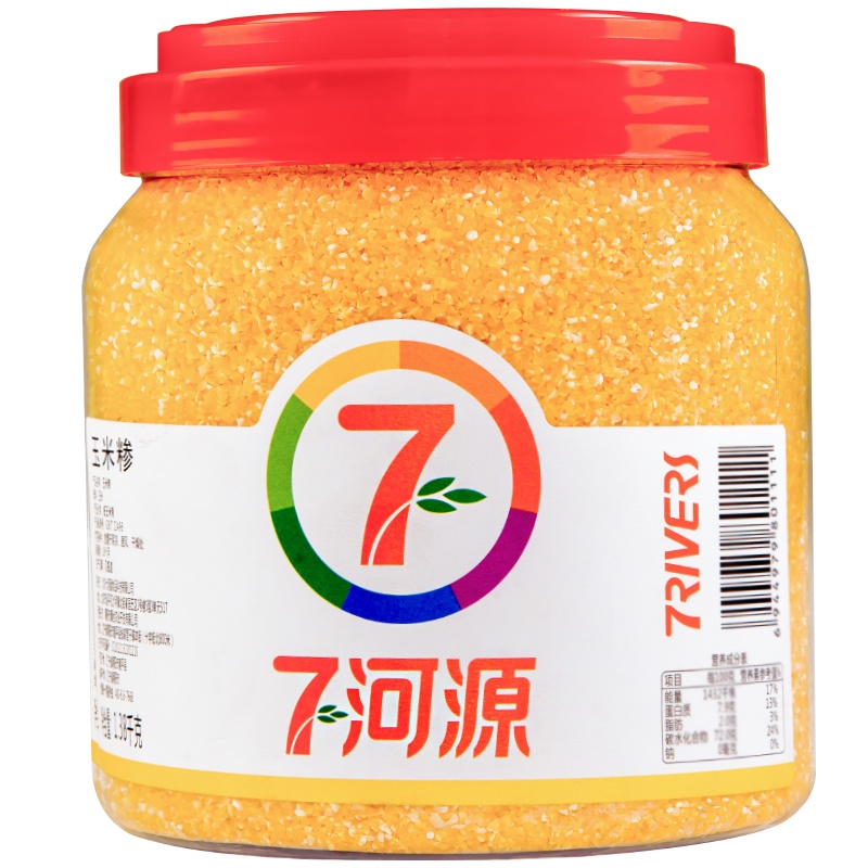 七河源 玉米糁1380g(桶装大包装)杂粮米