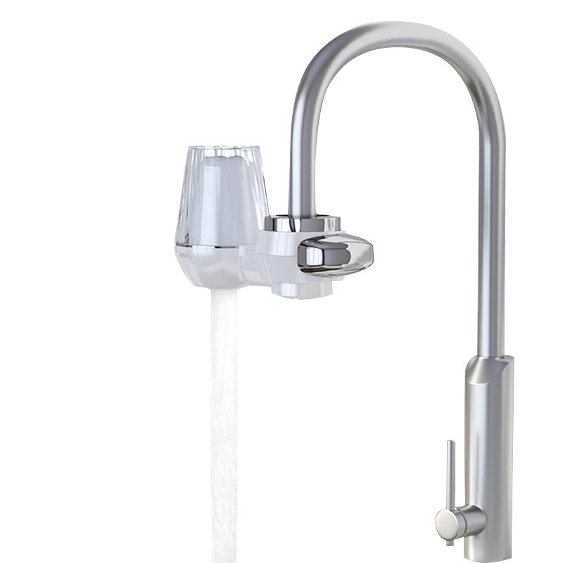 九阳(Joyoung )净水器龙头净水机家用厨房过滤器自来水净化器透明滤水器T02贝壳两机8芯