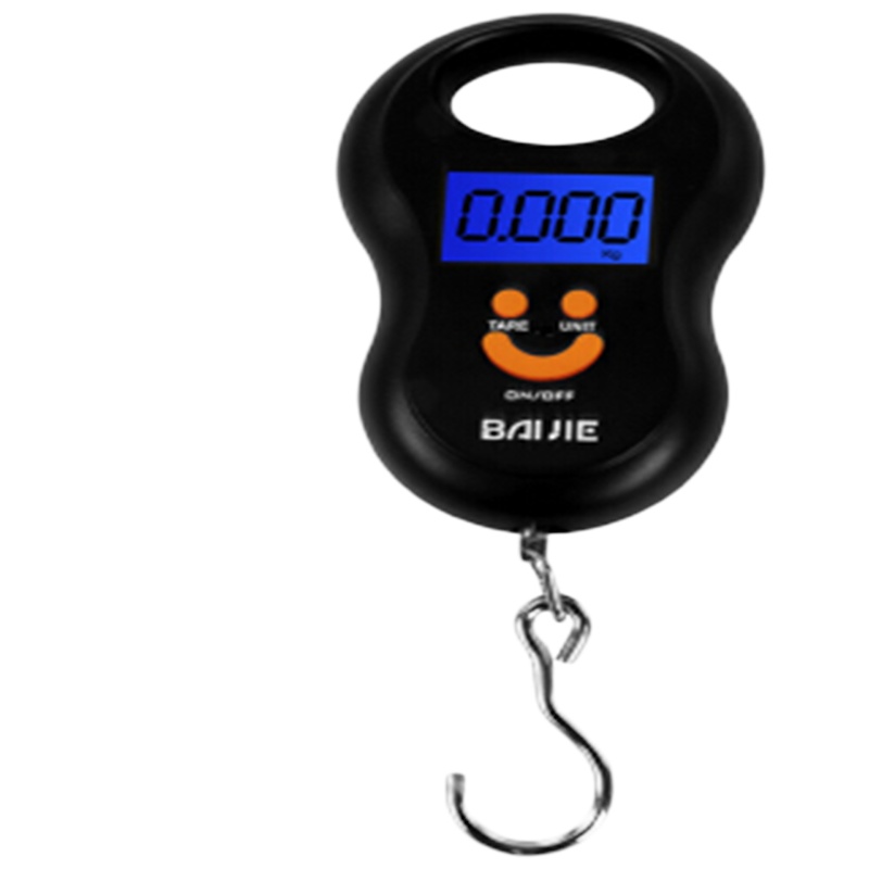 迷你弹簧手提电子秤便携式高精度家用50kg快递称小秤