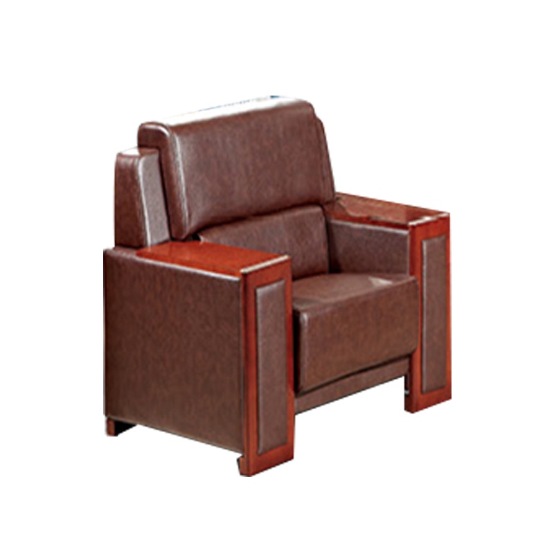 福洛密 HD-818-1 牛皮 办公室沙发 办公家具 茶几组合 会客接待 现代简约家具 颜色尺寸可定制