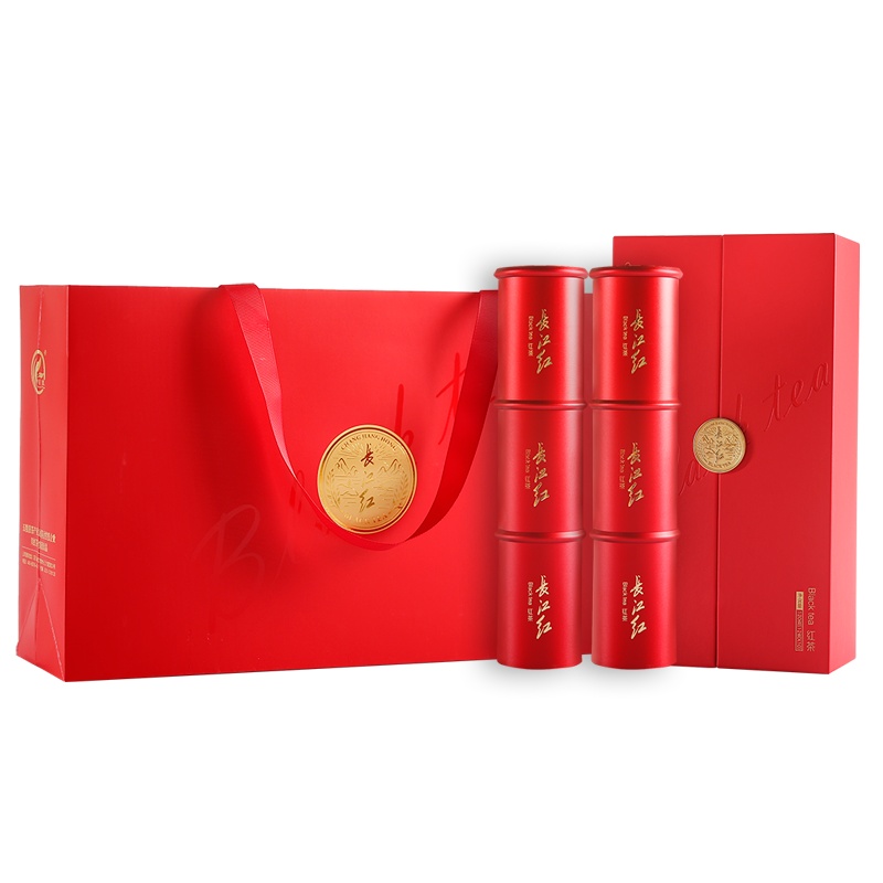 五粮液集团控股企业&川红茶业集团出品 长江红春节款120g礼盒茶叶