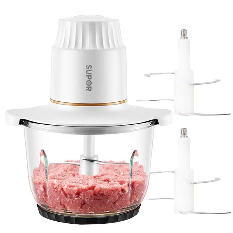 苏泊尔(SUPOR)绞肉机 绞肉机家用电动小型不锈钢多功能搅肉料理机搅拌机JR10S-300