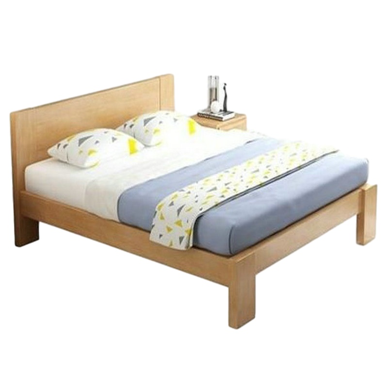 逐鹿中原实木床橡木床 员工宿舍用具HY-404简约现代 加厚加固 1.5米床