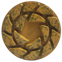 加厚水磨片石材抛光片法耐三步磨片水泥地坪磨光片水磨石大理石翻新片 加厚磨片[3#]