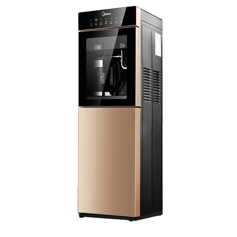 美的(Midea) MYD827S-W 饮水机家用立式冰热外置沸腾胆加热安全童锁饮水机 金色 (单位:台)