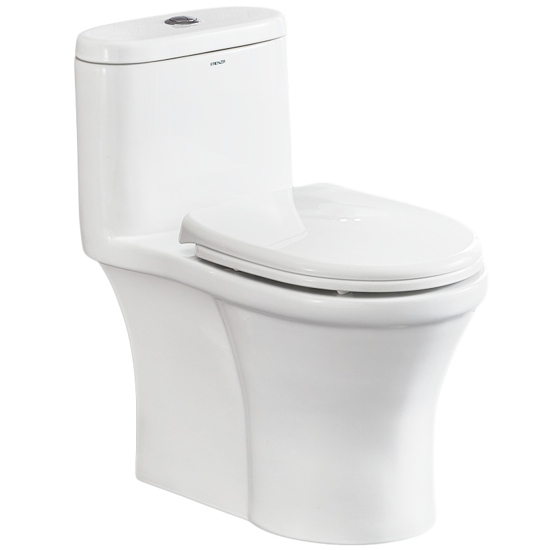 法恩莎卫浴小户型连体式全施釉马桶卫生间虹吸式坐便器FB1698