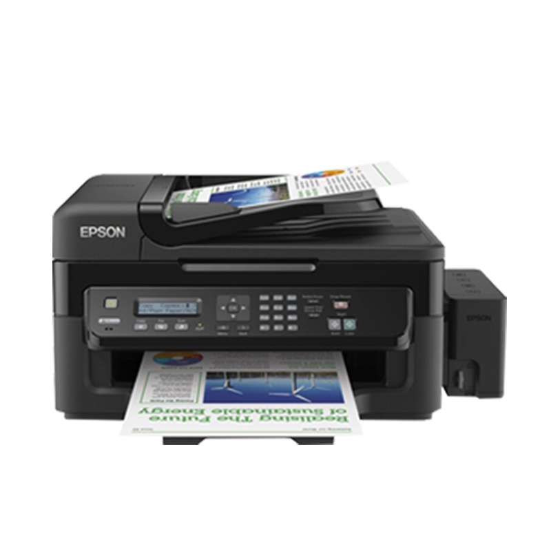 爱普生(EPSON)L551传真一体机 墨仓式传真一体机 打印、复印、扫描、传真 四合一多功能一体机网络打印机