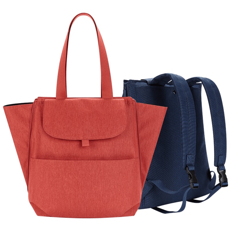 稚行大容量两用妈咪包,单肩包、手提包、背包,防泼水面料、产品尺寸长37cm/宽29cm,其他