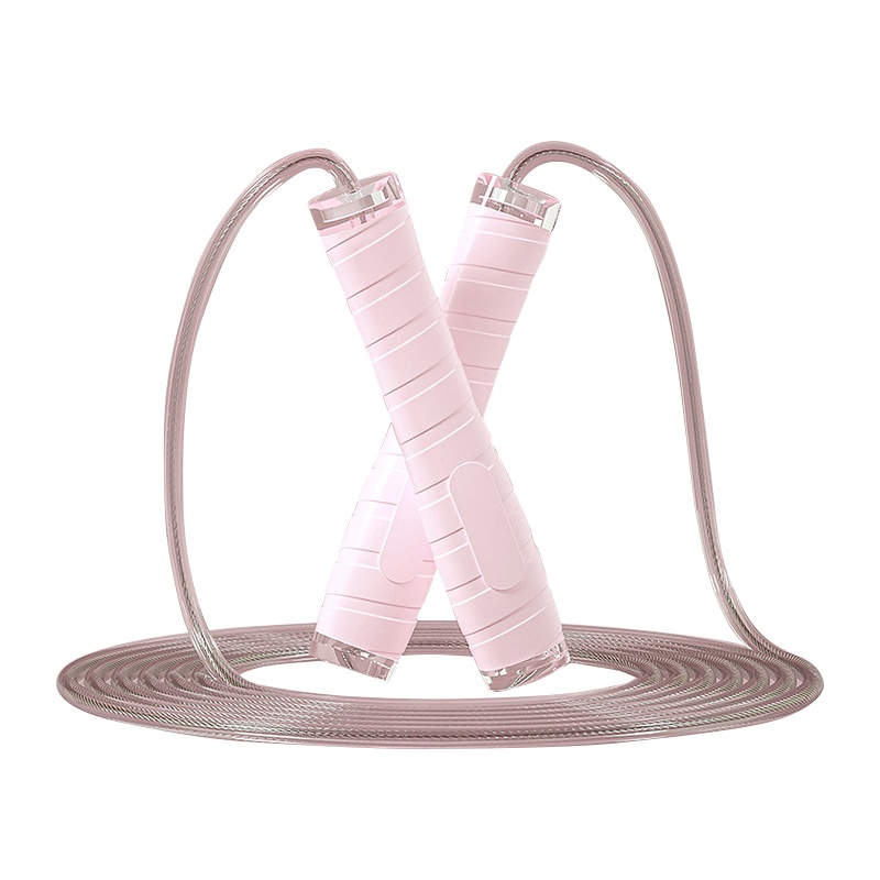 KOOK跳绳健身减肥运动专业燃脂女成人儿童防滑手柄透明绳子