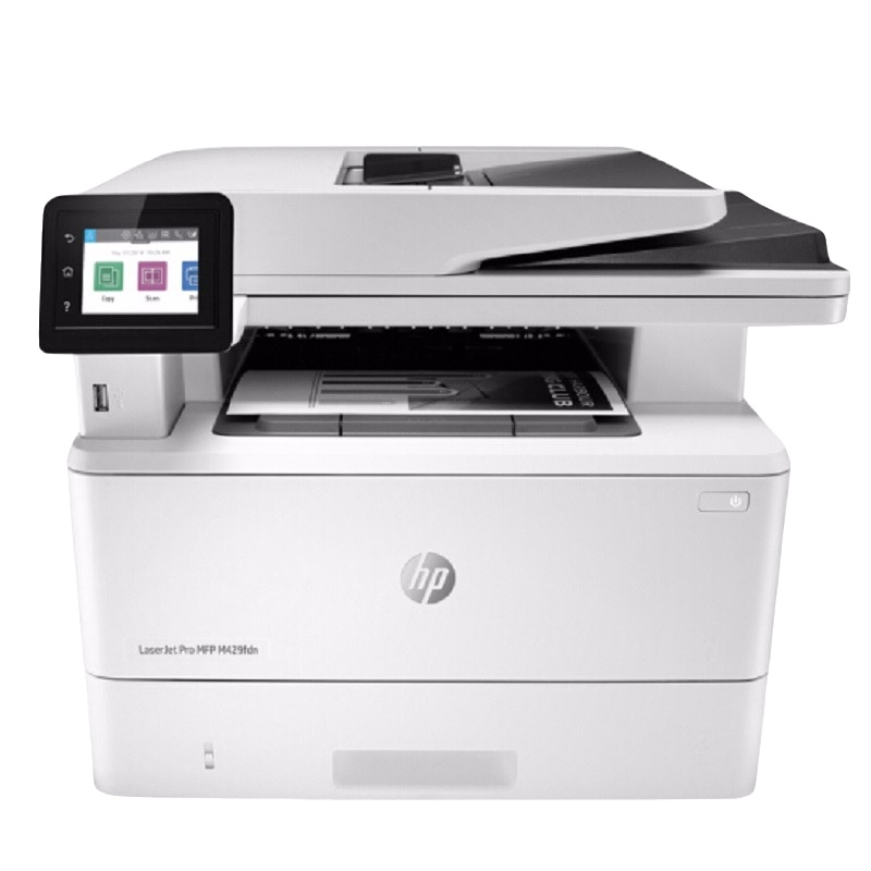 惠普（HP）LaserJet Pro MFPM429fdn黑白A4激光多功能打印机一体机（打印复印扫描传真）（尊享服务L）
