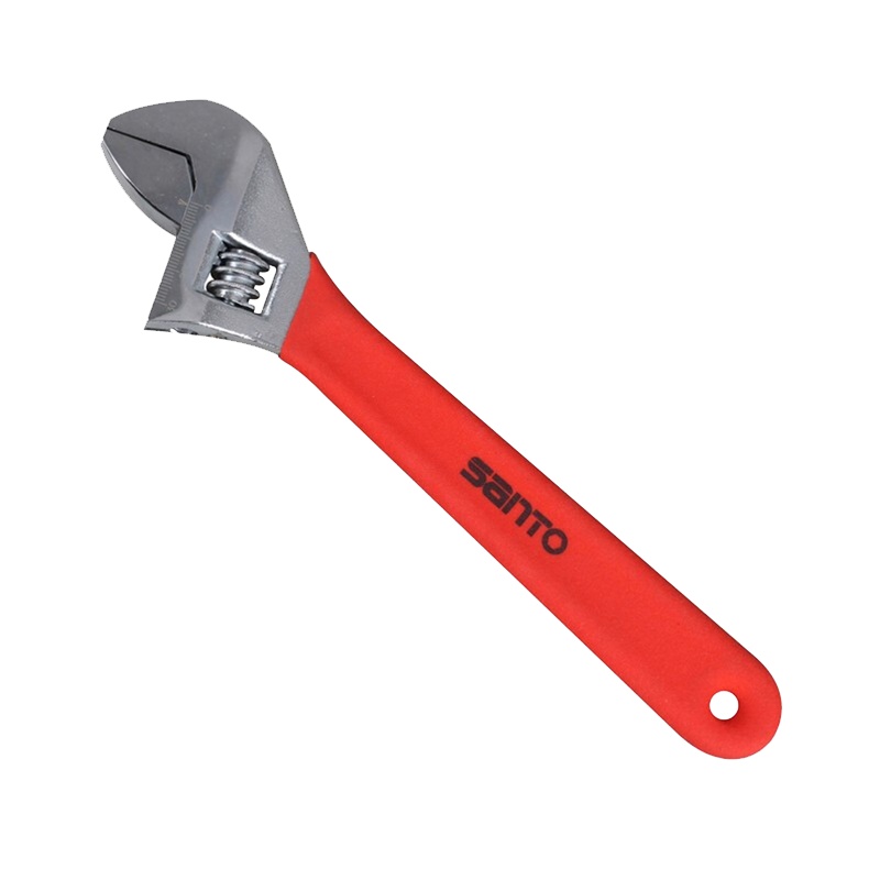 赛拓(SANTO) 200mm沾塑柄多功能活动扳手开口活络扳手 2822