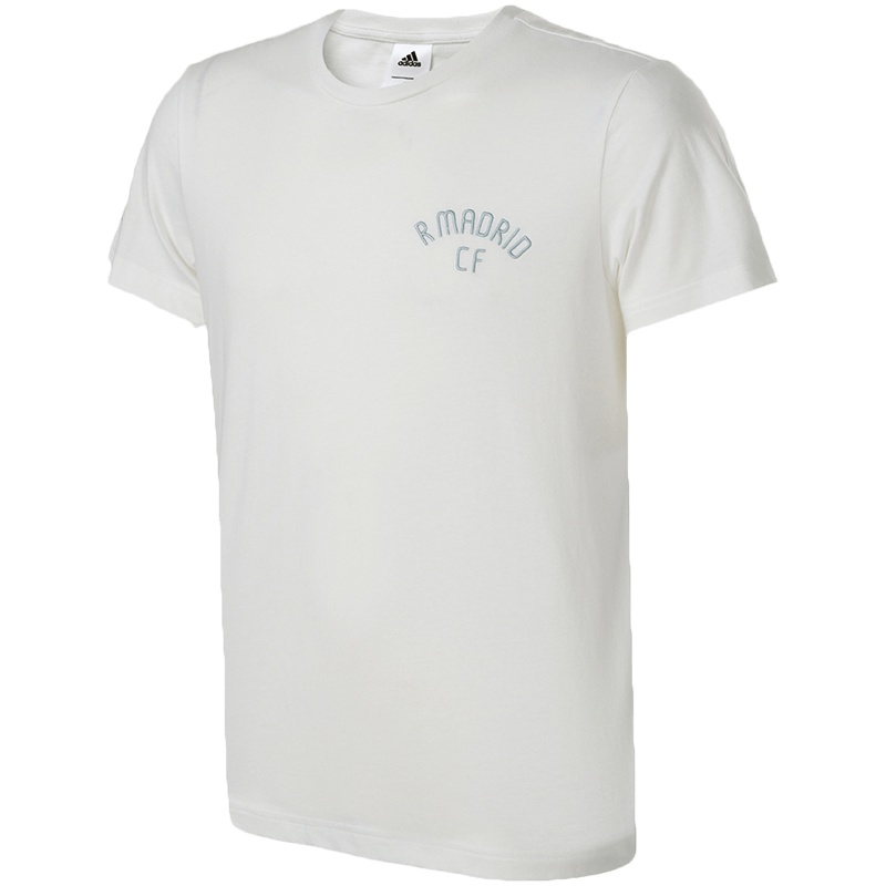 【自营】adidas阿迪达斯男子短袖T恤足球文化休闲运动服CF0545 L CF0545白色