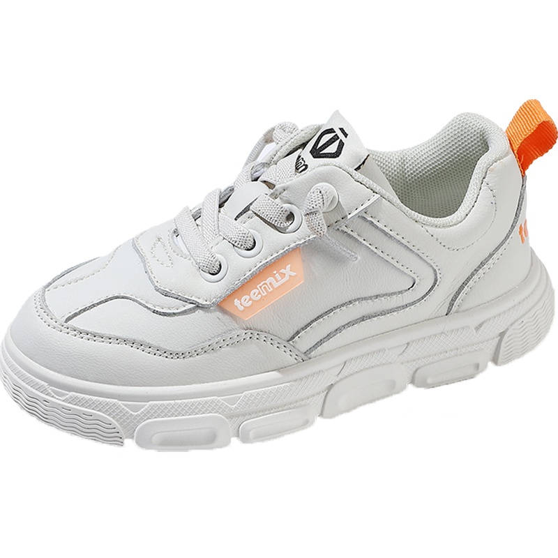 天美意(Teenmix)童鞋女童休闲鞋2020秋冬季新品小童小白鞋儿童运动鞋板鞋男童DX0578