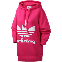 【自营】adidas阿迪达斯三叶草女装运动服休闲细绒连帽卫衣EC1890