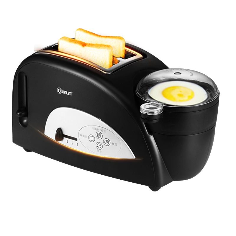 东菱(Donlim）多士炉XB-8002家用烤面包机智能一键操作加热烘烤面包机早餐机