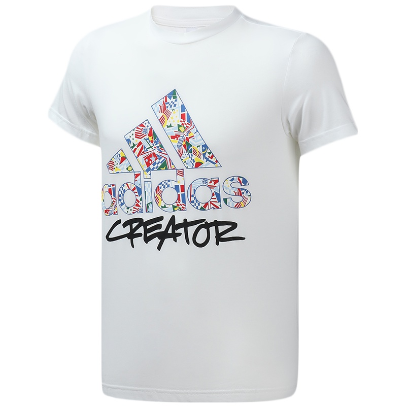 阿迪达斯男服短袖T恤篮球休闲运动透气服装DX6892