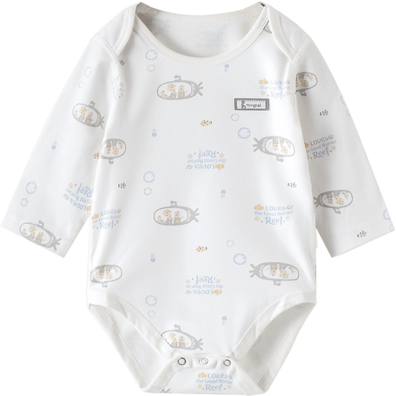 童泰新款四季婴儿衣服1-6月宝宝纯棉包屁衣婴儿套头包屁衣