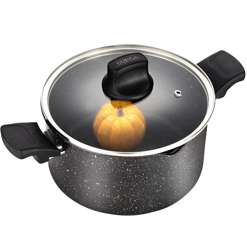 苏泊尔(SUPOR) 星石尚健康不粘汤锅 NT22PA1 送硅胶/小麦汤勺