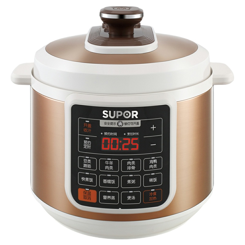苏泊尔 CYSB50YC10D-100 电压力锅 香槟金色 (单位:件)