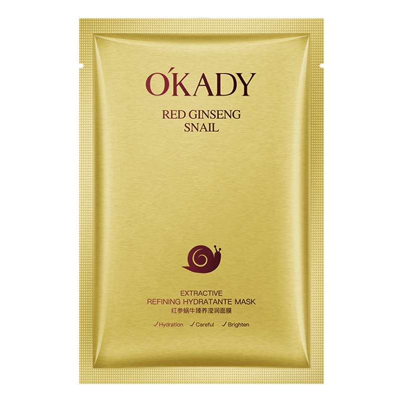 OKADY 红参蜗牛臻养滢润面膜10片