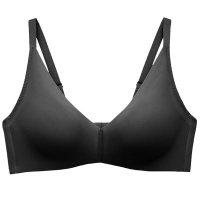 依曼丽女士性感深V无痕胸罩 无钢圈上薄下厚文胸聚拢上托收副乳内衣女