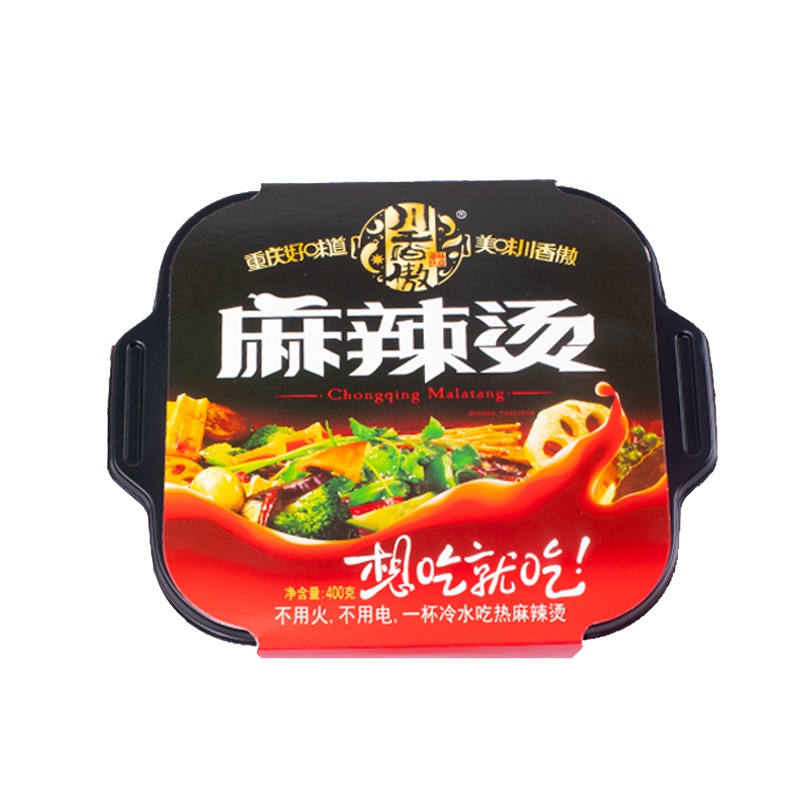 川香傲重庆麻辣懒人麻辣烫盒自热自煮方便速食400g