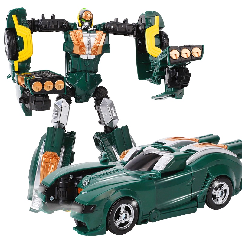 买奇酷咖宝车神变形汽车儿童变形机器人玩具小男孩小女孩变形车精英版 金刚队长HCL012