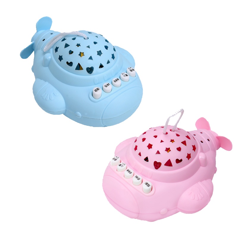 宝宝益智安抚早教音乐机带星空投影小飞机故事机婴儿0-1-3岁玩具