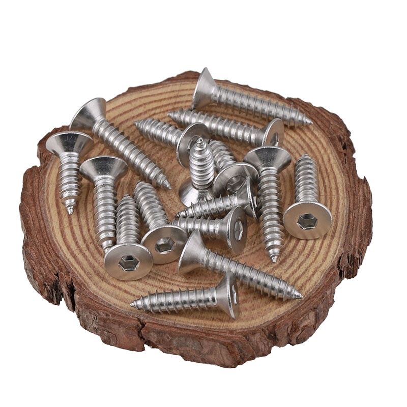 佰瑞特(bairuite)M3*20 (20粒) 304不锈钢平头内六角自攻螺丝 沉头内六角自攻螺丝钉 (单位:袋)