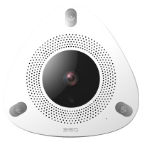 360 摄像头监控 看店宝2代 WiFi监控器家用室内1080P高清夜视 手机无线网络远程智能摄像机加闪迪32G内存卡