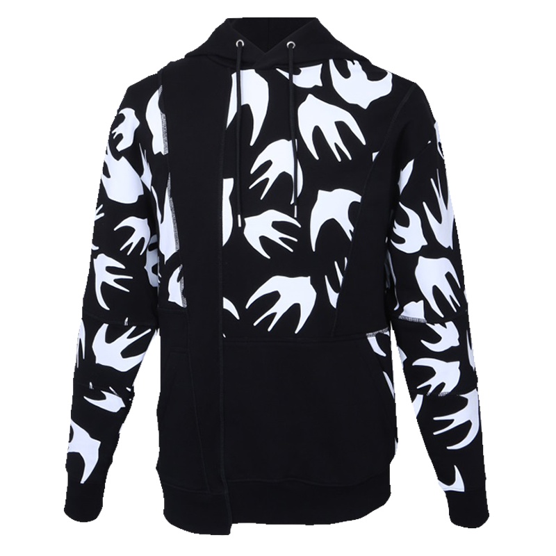 MCQ男士黑色连帽卫衣519432 RLJ65 1000