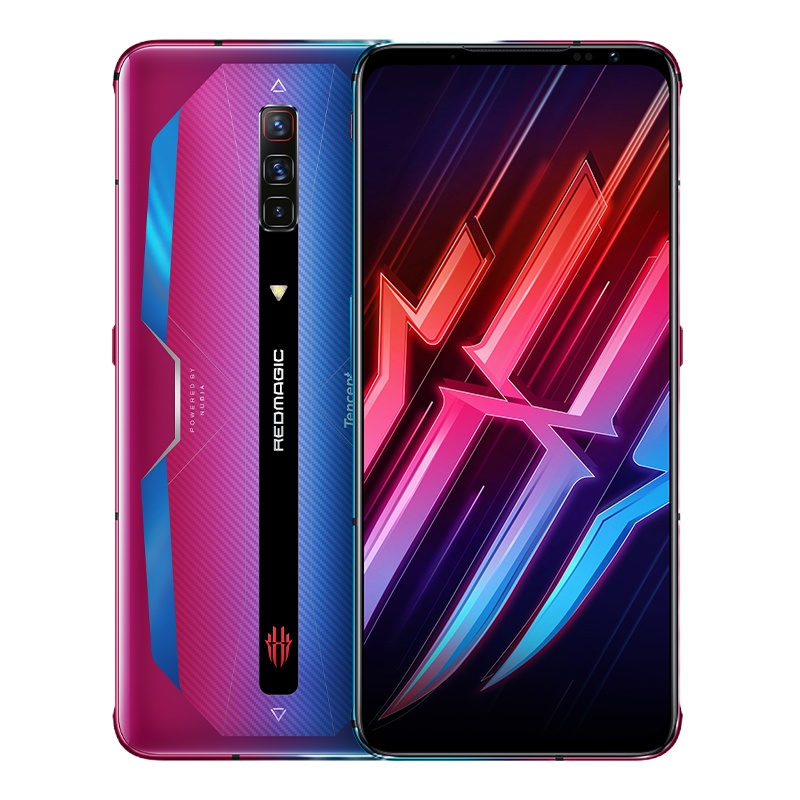 努比亚(nubia) 红魔6 5G全网通 12GB+256GB 赛博霓虹 骁龙888旗舰芯片 165Hz屏幕刷新率 66W快充 6层多维散热系统 腾讯游戏移动联通电信 5G电竞手机