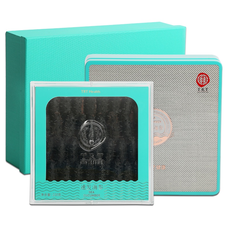 同仁堂大连淡干海参速 发海参220g干货海鲜礼盒过节送礼