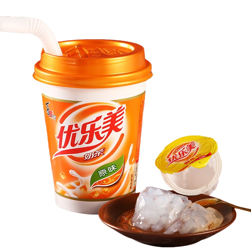 优乐美奶茶80g*24杯原味香芋麦香草莓整箱速溶椰果奶茶