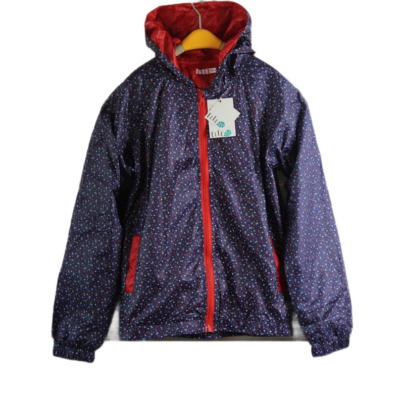 高密尼龙防水加工环保数码印花内衬网眼缝制出汗不贴身透气防风防水连帽风衣日本婴童服饰aityaku厂家直销特价清仓