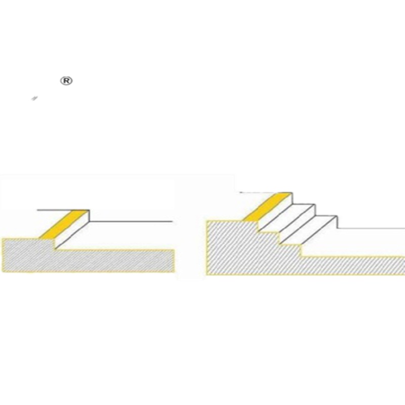苏识 S-S119 宽:100~150mm 防止踏空线 反光膜胶带 (计价单位:米)黄色
