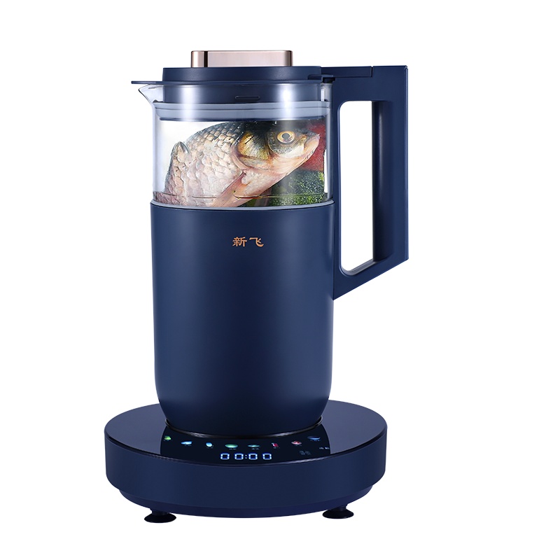 新飞(Frestec)破壁机家用豆浆机低音智能预约加热料理机全自动榨汁机多功能搅拌果汁绞肉磨粉辅食机FTPB-002
