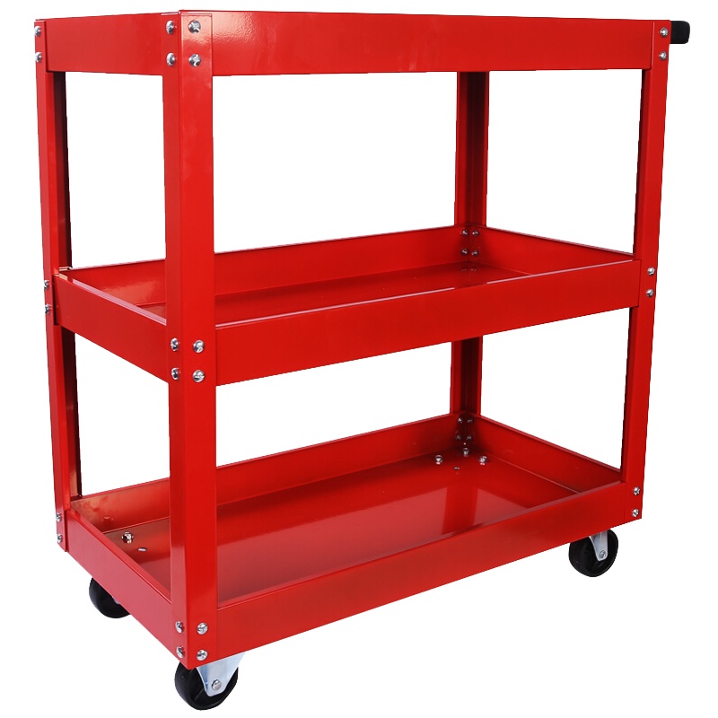 威克(vico)WK99014 三层工具车 手推车 多功能零件柜 移动汽修工具车 汽车工具车