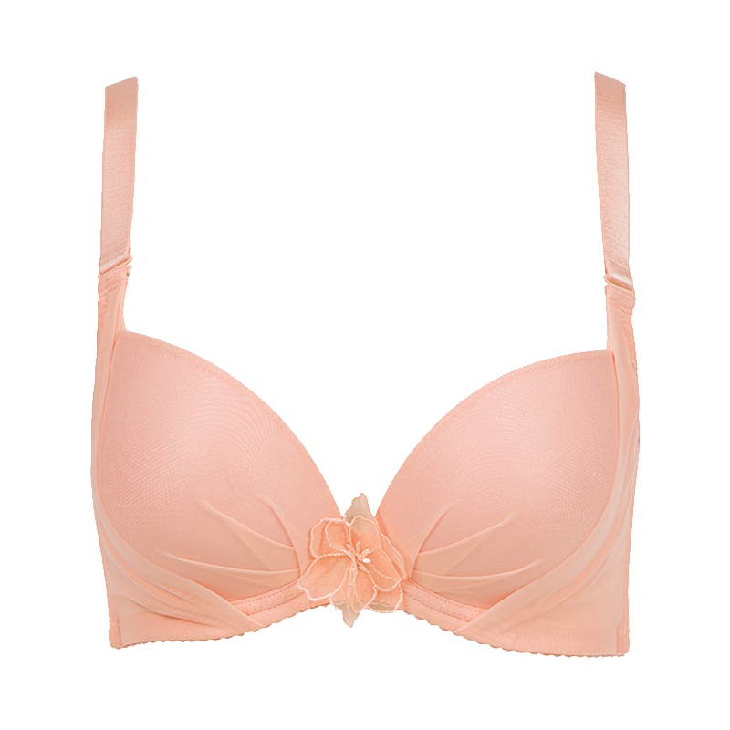 古今性感纯色简约舒适深V聚拢美背文胸内衣女 0F854