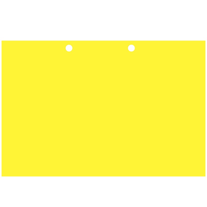 海斯迪克 HKZ-73 双面粘虫板(100张)双面覆膜诱虫板黄板蓝板大棚温室黏虫防虫 20*30cm黄板