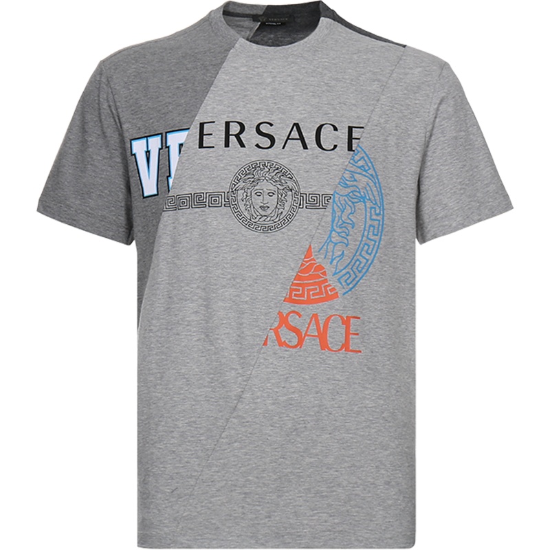VERSACE 范思哲 男款棉质圆领短袖T恤 A84501 A228806