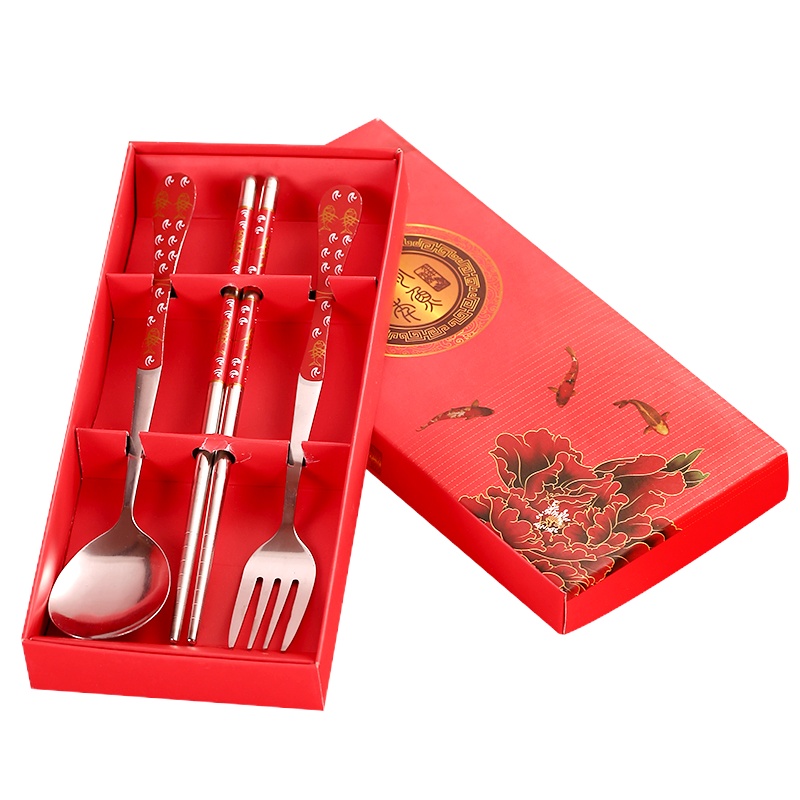 企购优品不锈钢三件套婚礼实用小礼物（10个装）