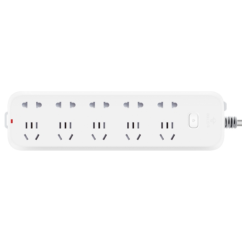 公牛（BULL） 插座/B5系列 带儿童保护门/新国标插座/排插/插排 GN-B5550 总控开关全长1.8米十位