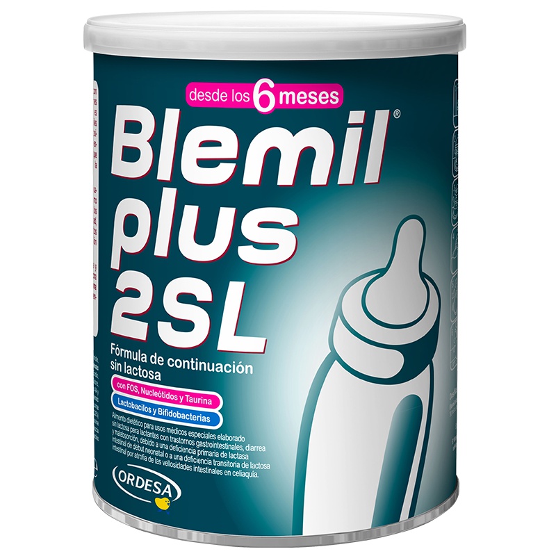 西班牙品牌官方授权原装进口特殊配方奶粉Blemil plus SL2无乳糖配方2段 适宜月龄：6+